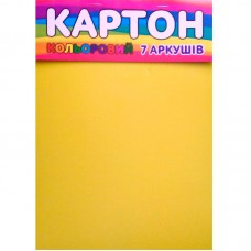 Картон А4 кол. , 7 арк. /Н/