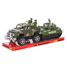 Джип інерційний, танк, солдатики 34-12,5-11 см. 333
