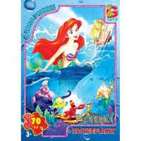 Пазли ТМ "G-Toys" серія "Русалонька", 70 ел. R004