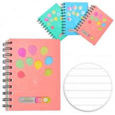 Блокнот пластикова обкладинка на спіралі з розділ. А6 110л, ST01237