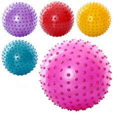 М'яч масажний 8 " ПВХ, 90 г, 5 кольорів MS 0023