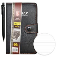 Блокнот на кнопці з ручкою А6, ST01218