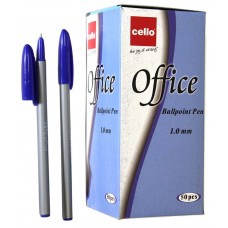 Ручка масляна, синя, Office Cello, Імп