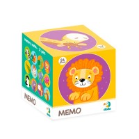Настільна гра Мемо Дикі Тваринки 7*7*7см DoDo 300157