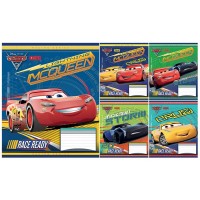 Зошит А5/ 12 аркушів клітинка YES Cars-3, 761304