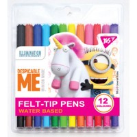 Фломастери 12 кол. "Minions Fluffy"