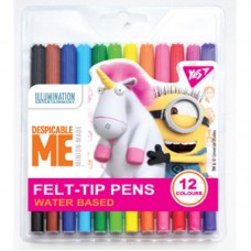 Фломастери 12 кол. "Minions Fluffy"