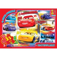 Пазли ТМ "G-Toys" із серії "Тачки", 35 ел. Z10191 