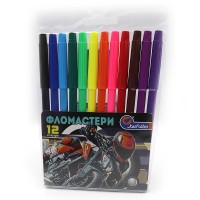 Фломастери "Motorace" 12 кол., Josef Otten 828CW-12