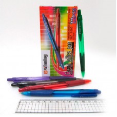 Ручка синя автомат Winning "Office pen" WZ-2095 