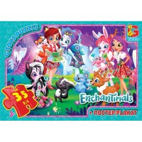 Пазли ТМ "G-Toys" "Enchantimals", 35 ел. EA200 