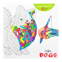 Розмальовка антистрес "I like dogs"