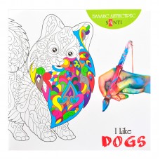 Розмальовка антистрес "I like dogs"