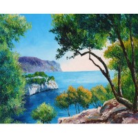 Розмальовка за номерами 20*30см "Пейзаж" 