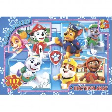 Пазли ТМ "G-Toys" "Paw Patrol" (Цуценячий патруль), 117ел PW0860