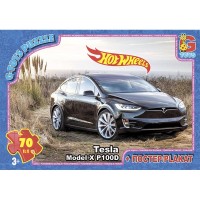 Пазли "Hot Wheels" Тесла, 70 ел.