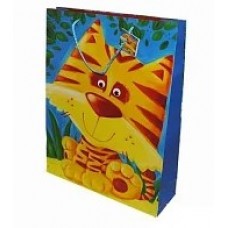 Пакет 32*26*10 "Слоненя,тигреня,ведмежа"