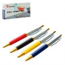 Ручка автомат, (золото) 0,7 мм., син ZONGZE PEN.  ZZ-305