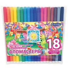 Фломастери 7790/18 ET "Птахи", набір 18 шт.