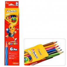 Олівці 6цв RED "TeacherD", ST00386