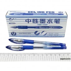 Ручка гелева синя Tianjiao (з грипом) TZ501B