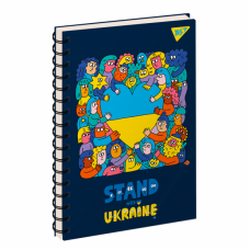 Блокнот Stand with Ukraine 80 арк А5 клітинка 151732