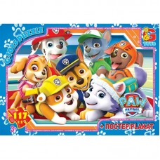 Пазли ТМ "G-Toys" із серії "Paw Patrol" (Цуценячий патруль), 117 ел PW0851