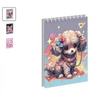 Блокнот для записів YES А7/80 од.спіраль Anime pets