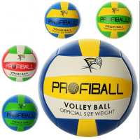 М'яч волейбольний EV 3159 PROFIBALL офіц. розмір, 2шари, 260-280 г