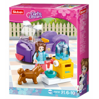Конструктор SLUBAN M38-B0970F "Girls Dream" Машинка, 91 дет.