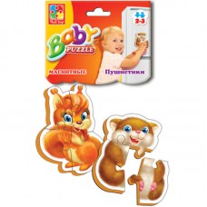 М'які пазли 2 шт. Звірі VT3208-04