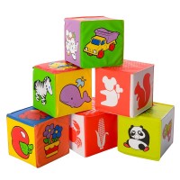 Іграшка Кубики м'які 6 шт для купання 5930